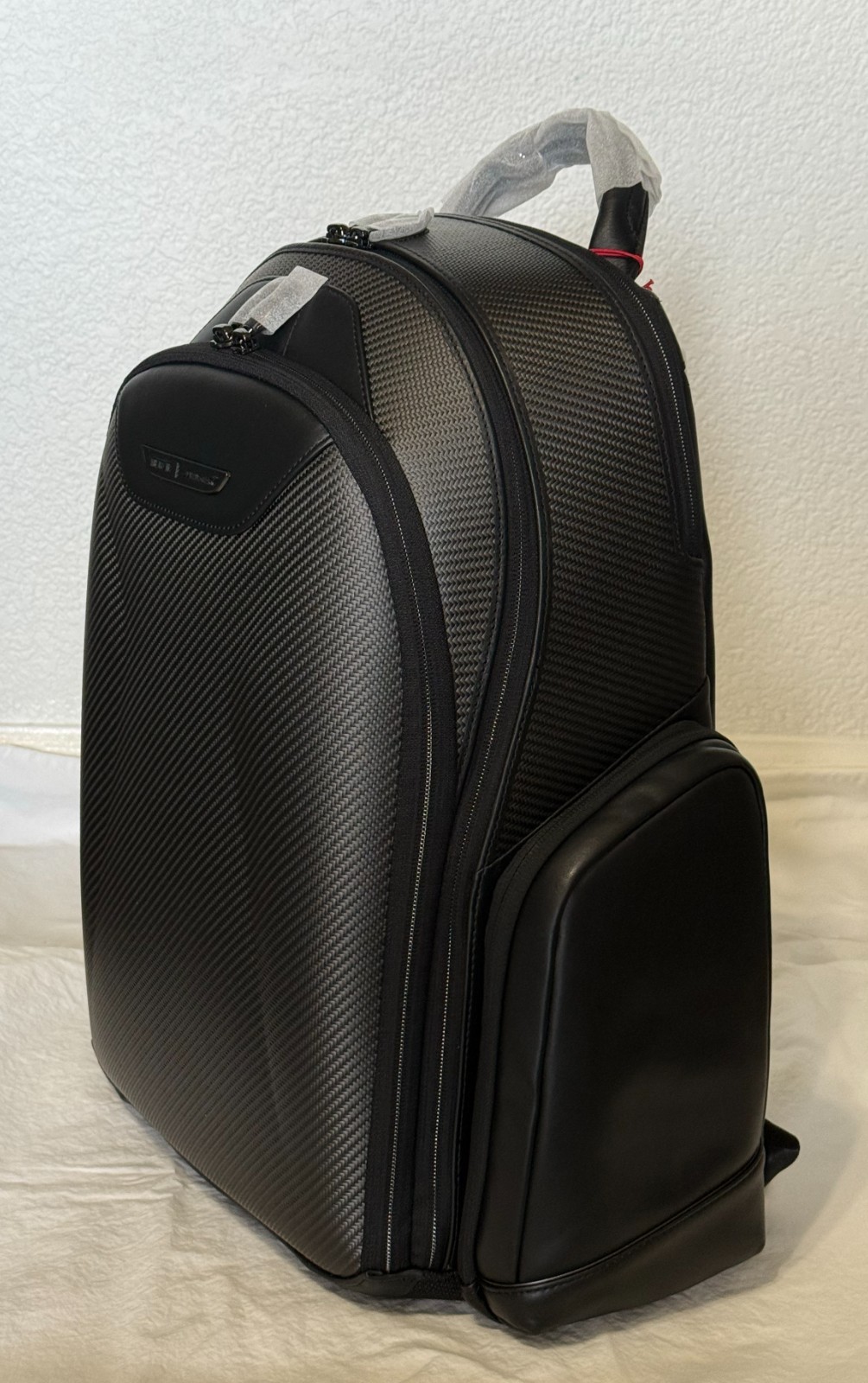 New & Unused! Tumi McLaren Paddock Backpack – Carbon Fiber & Leather