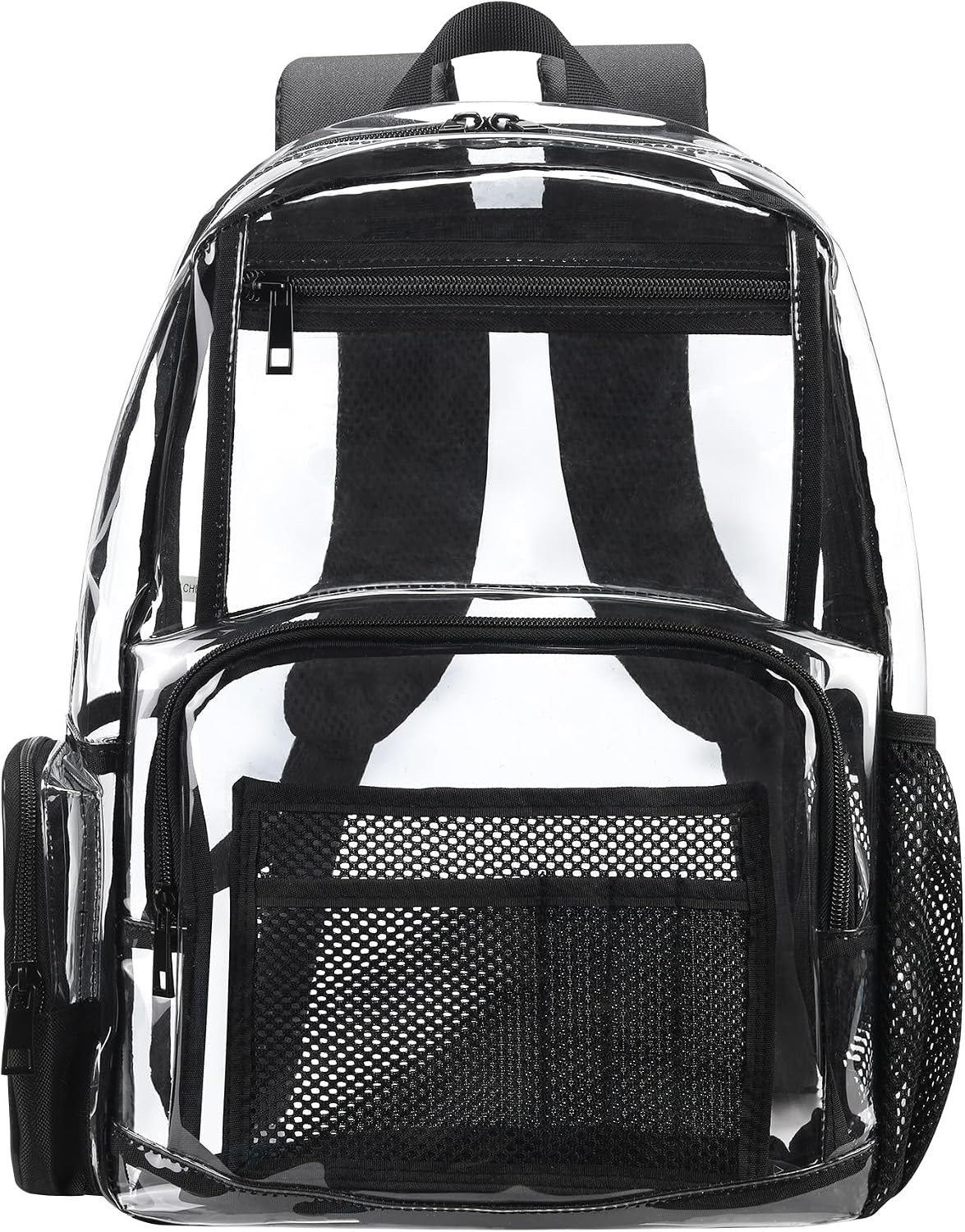 18Inches Xlarge Clear Backpack – Transparent Bookbag for School Stadium TSA Appr