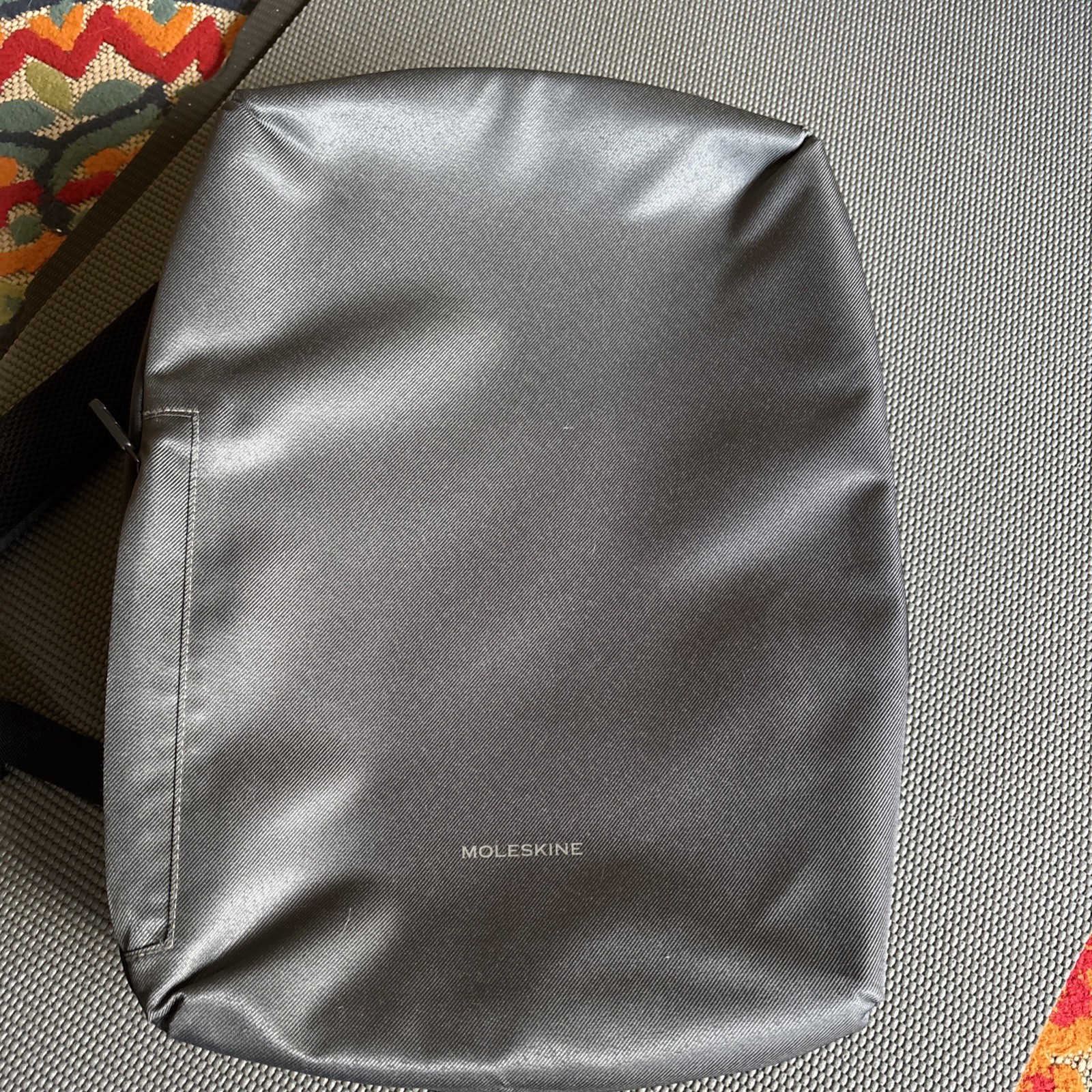 Moleskine Vertical Backpack Dark Gray Water-Repellent 15″ Laptop Bag. slim