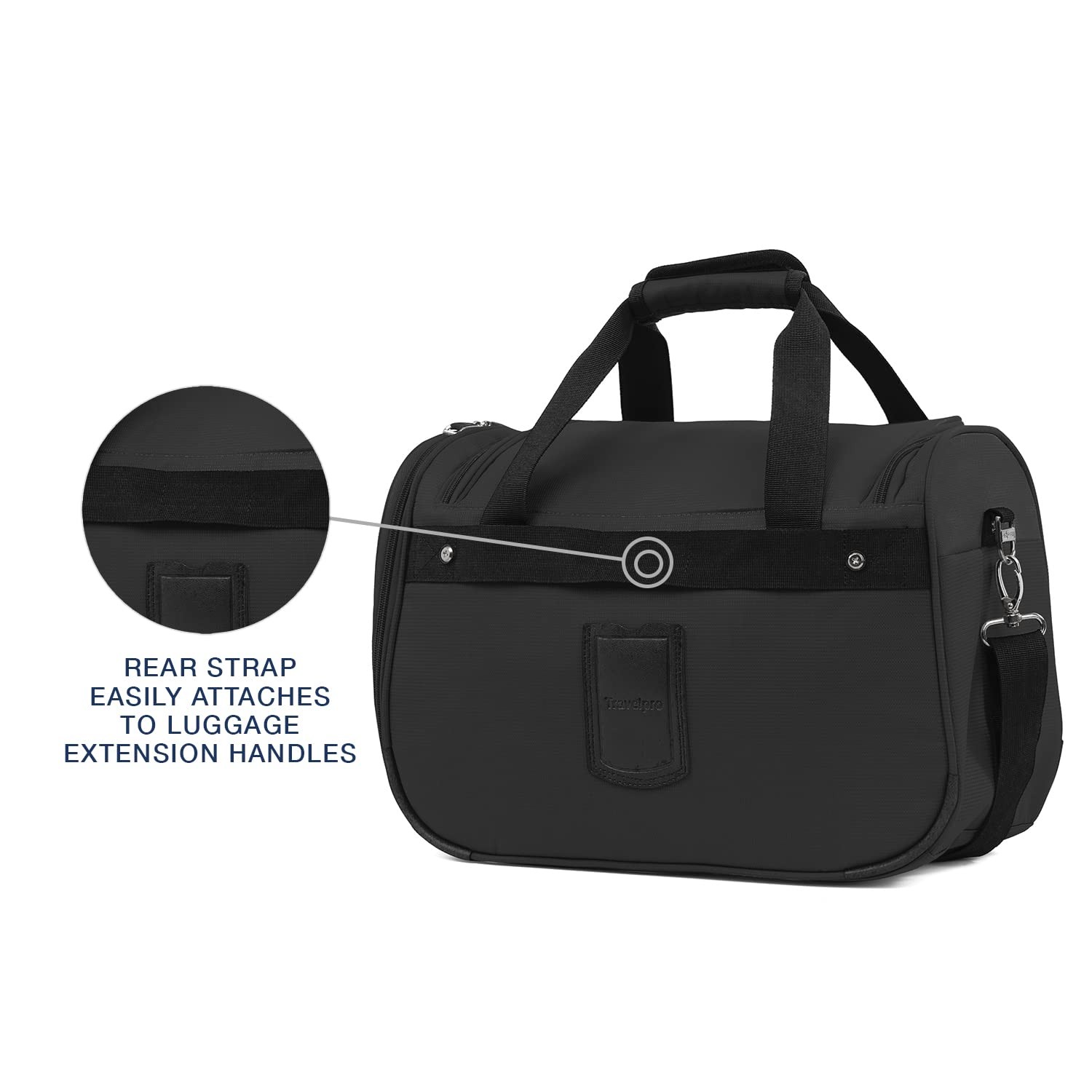 Travelpro Maxlite 5 Softside Lightweight Underseat Tote, Black 18 Inch U25