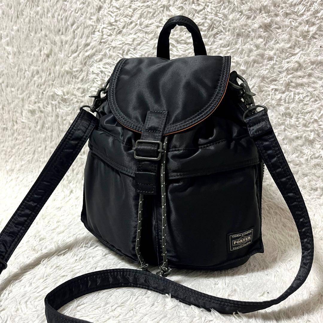Authentic Yoshida Kaban PORTER 3-Way Backpack Nylon Black 22cm x 23cm x 13cm