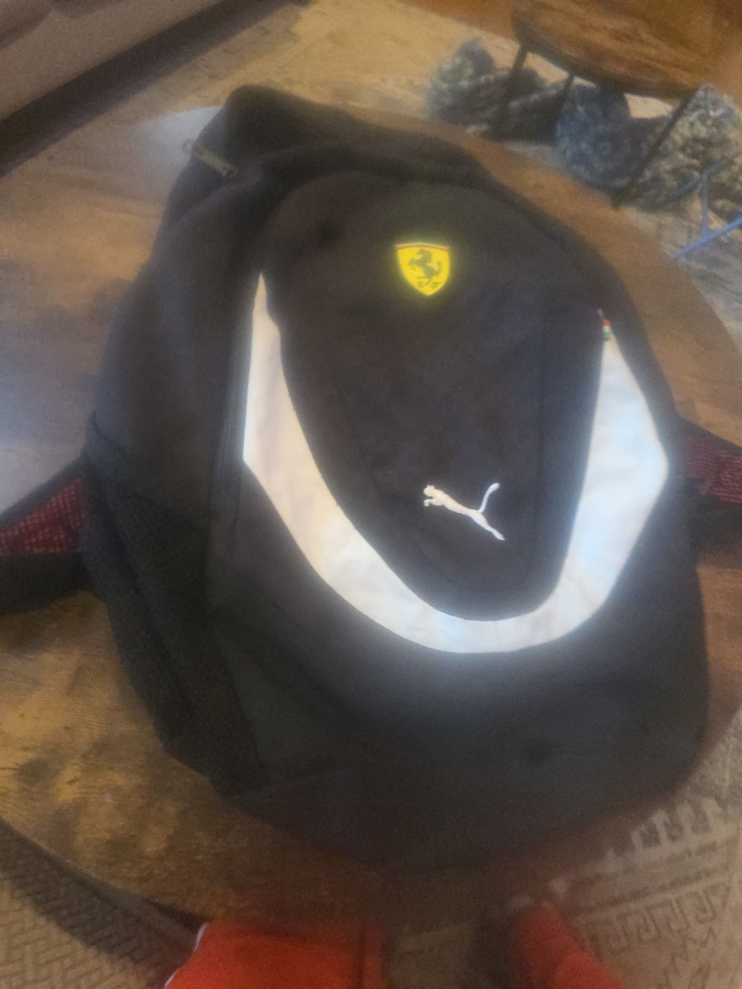 Puma Scuderia Ferrari Backpack BLACK Racing