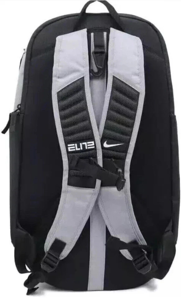 Nike Hoops Elite Pro Backpack Grey Black New BA5554-012