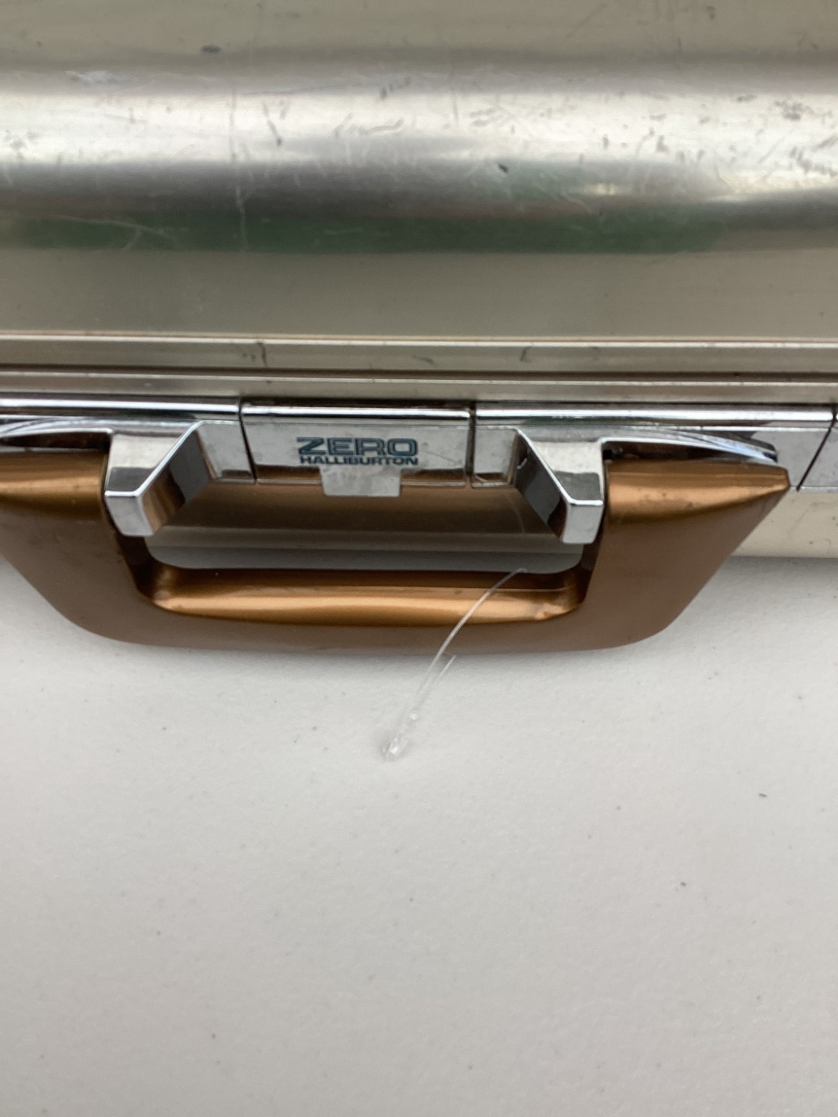 1980s Zero Halliburton Aircraft Grade Aluminum Combination Lock Briefcase