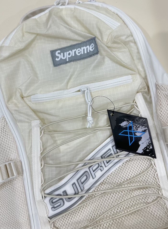 NEW Supreme FW23 3D Logo Backpack White Box Logo