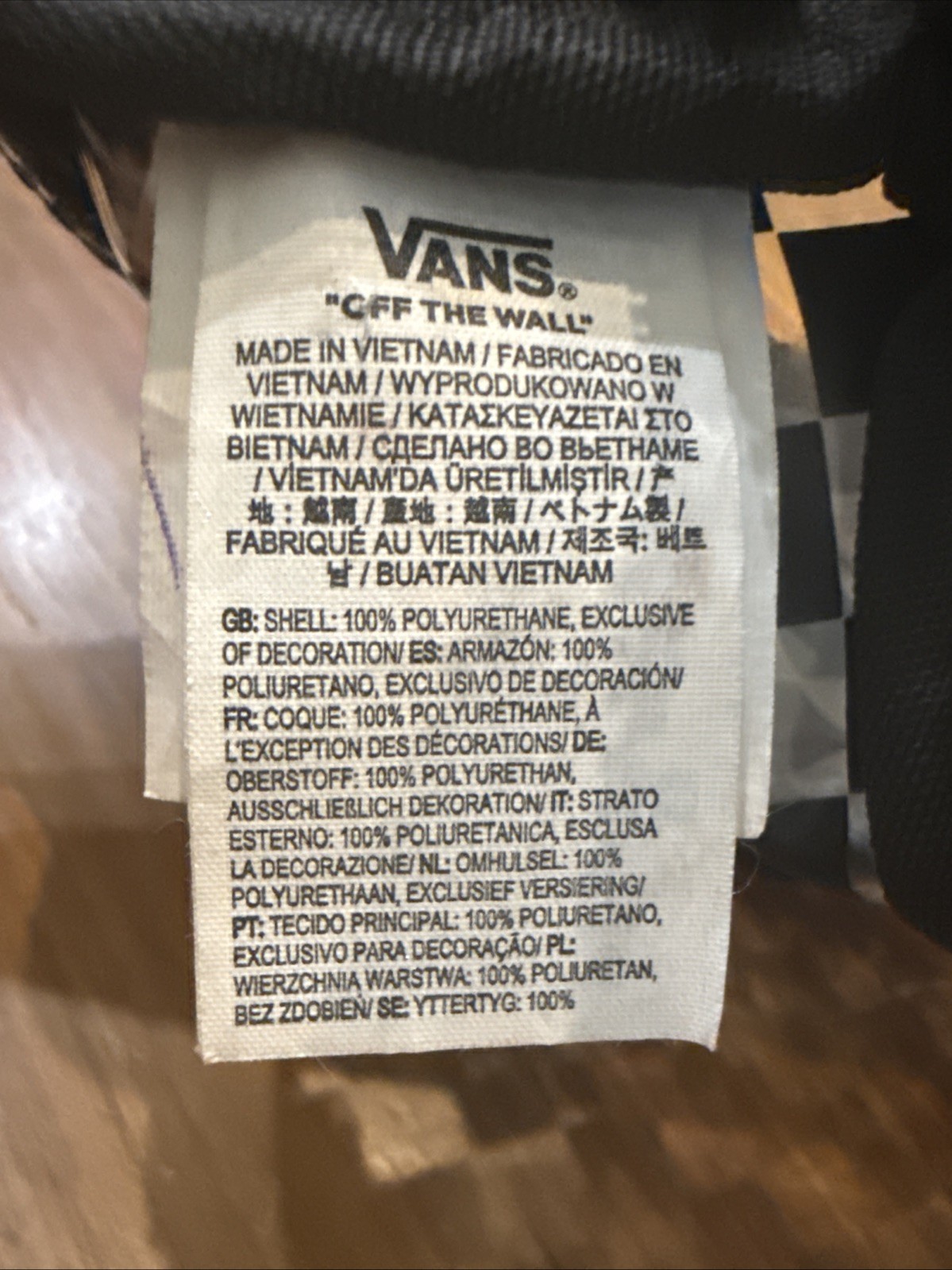Vans Fanny Pack Black / Clear Checkered Y2K SEE THROUGH Plastic 2019