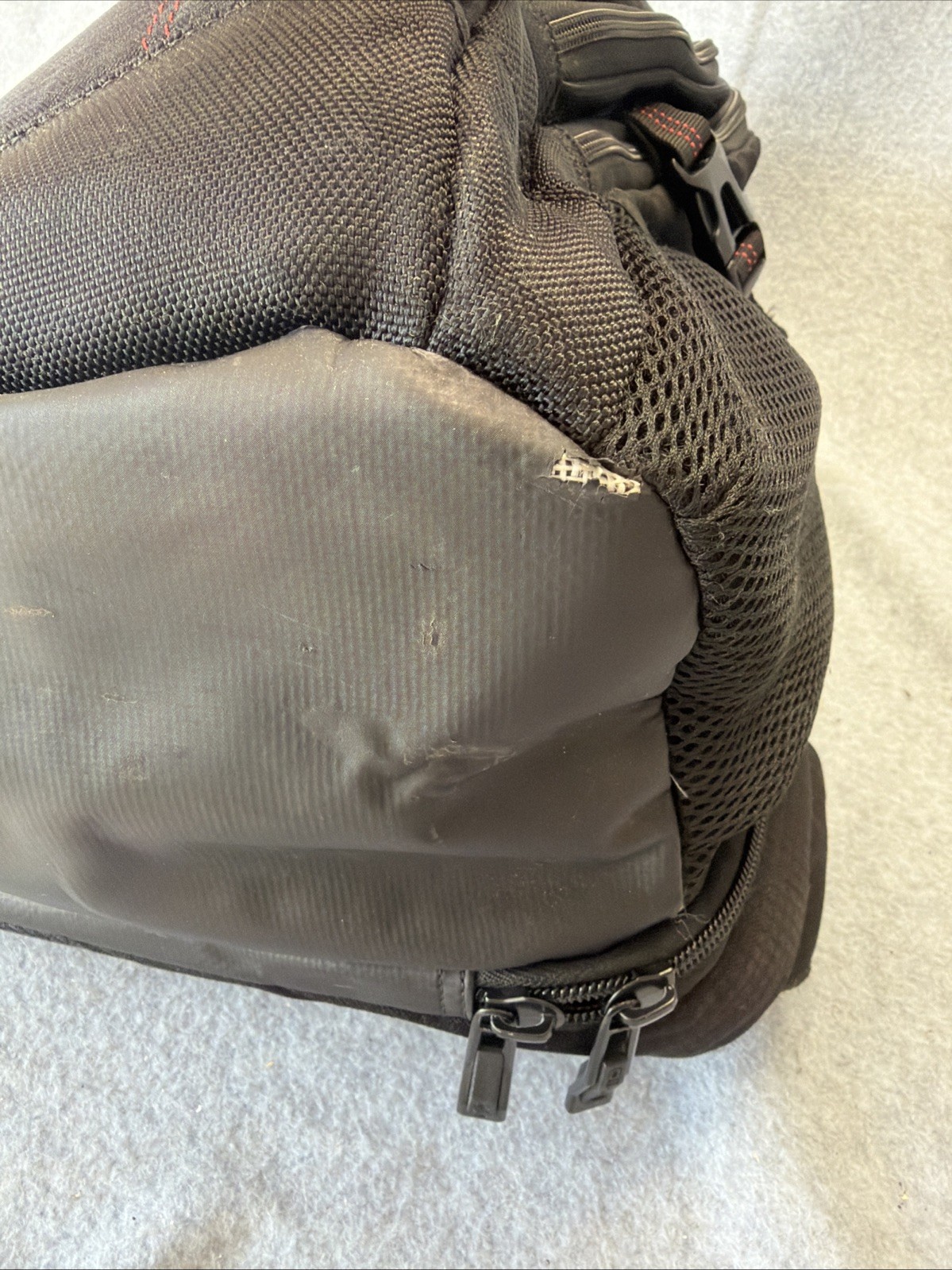 OGIO Prospect Tech Vault Airflow Backpack Black W/red Stitching Laptop Sleeve
