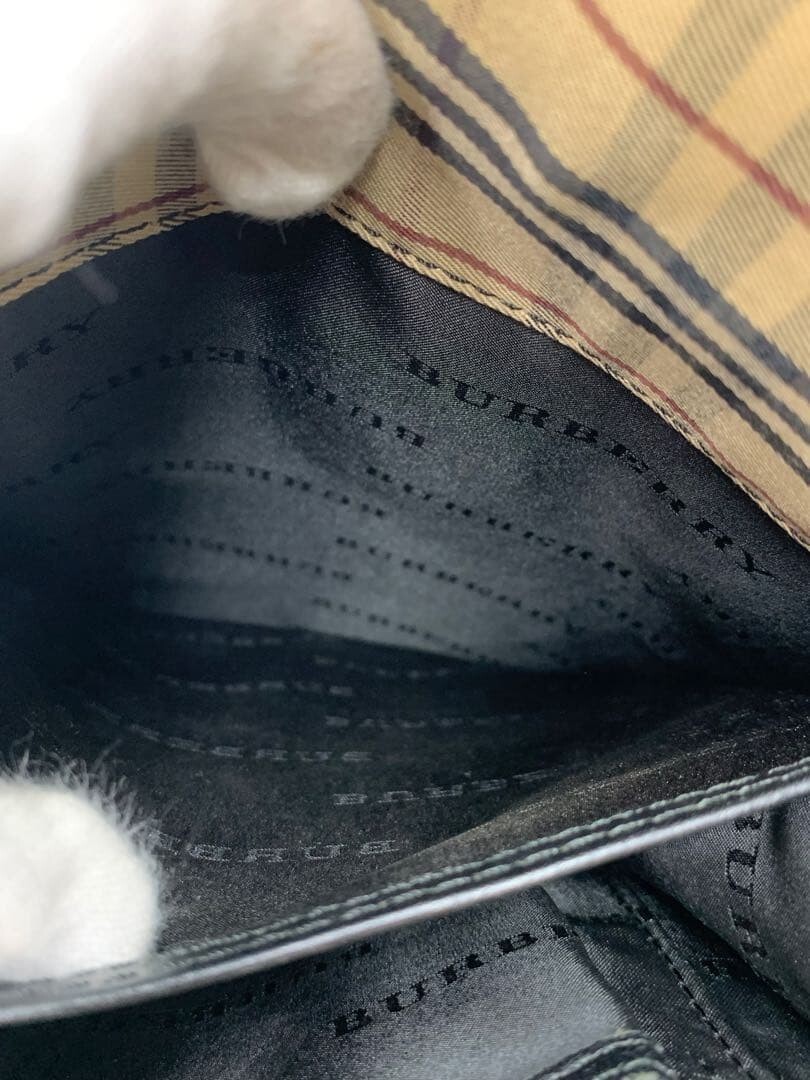 Burberry Black Nylon Nova Check Business Bag Men’s Briefcase Large 42cm 30cm