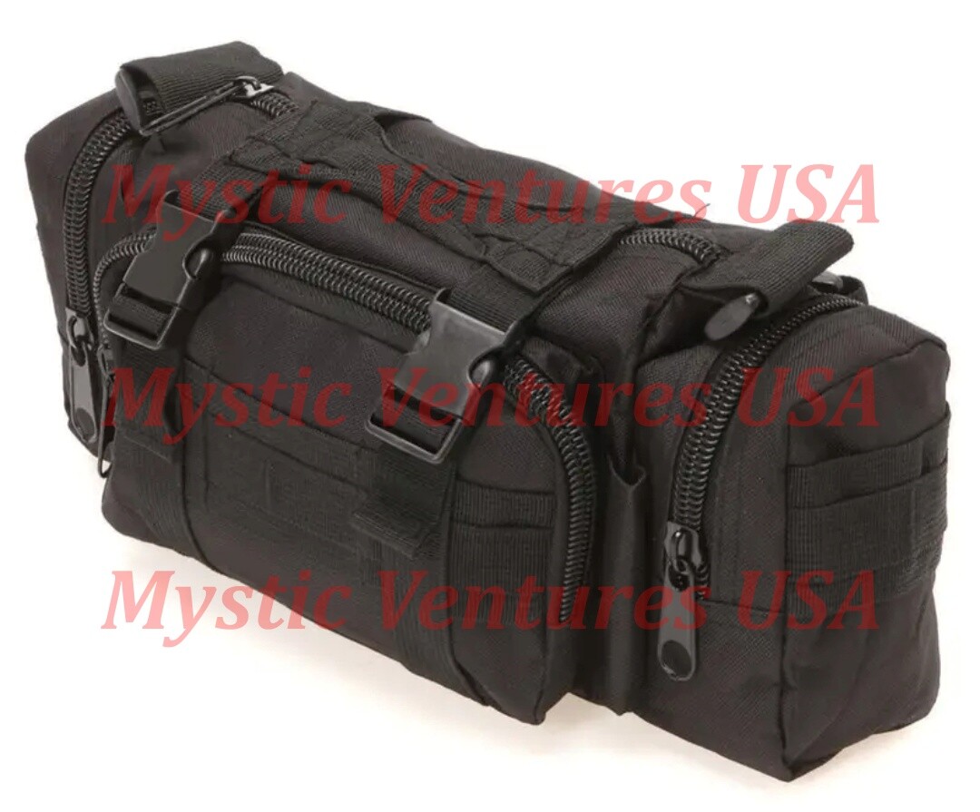 Tactical Military Chest Fanny Shoulder Waist Bag Camo Hunting Molle Camping Pack