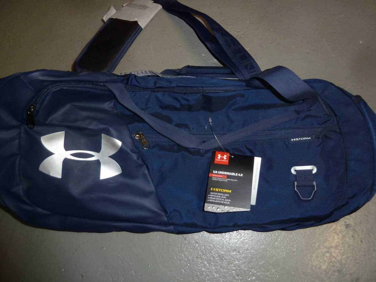 NEW Under Armour Unisex Undeniable Duffle 4.0 – Gym Duffel Bag, Royal/Silver nwt