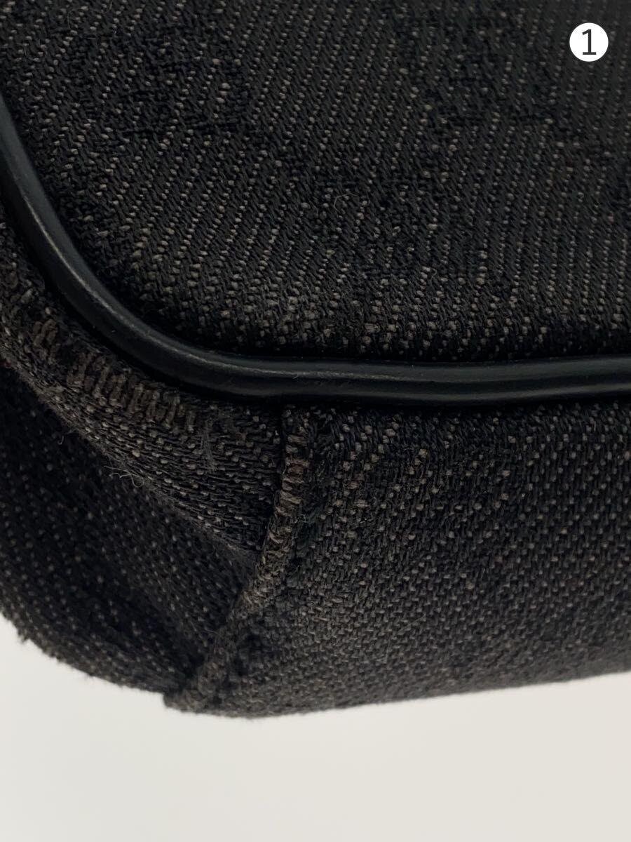 GUCCI GG Canvas Shoulder Bag Black Monogram 101680