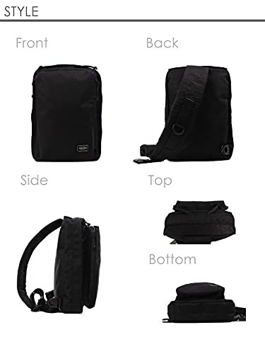 PORTER UNIT SHOULDER BAG (S) Cordura Nylon A5 Black 784-05468