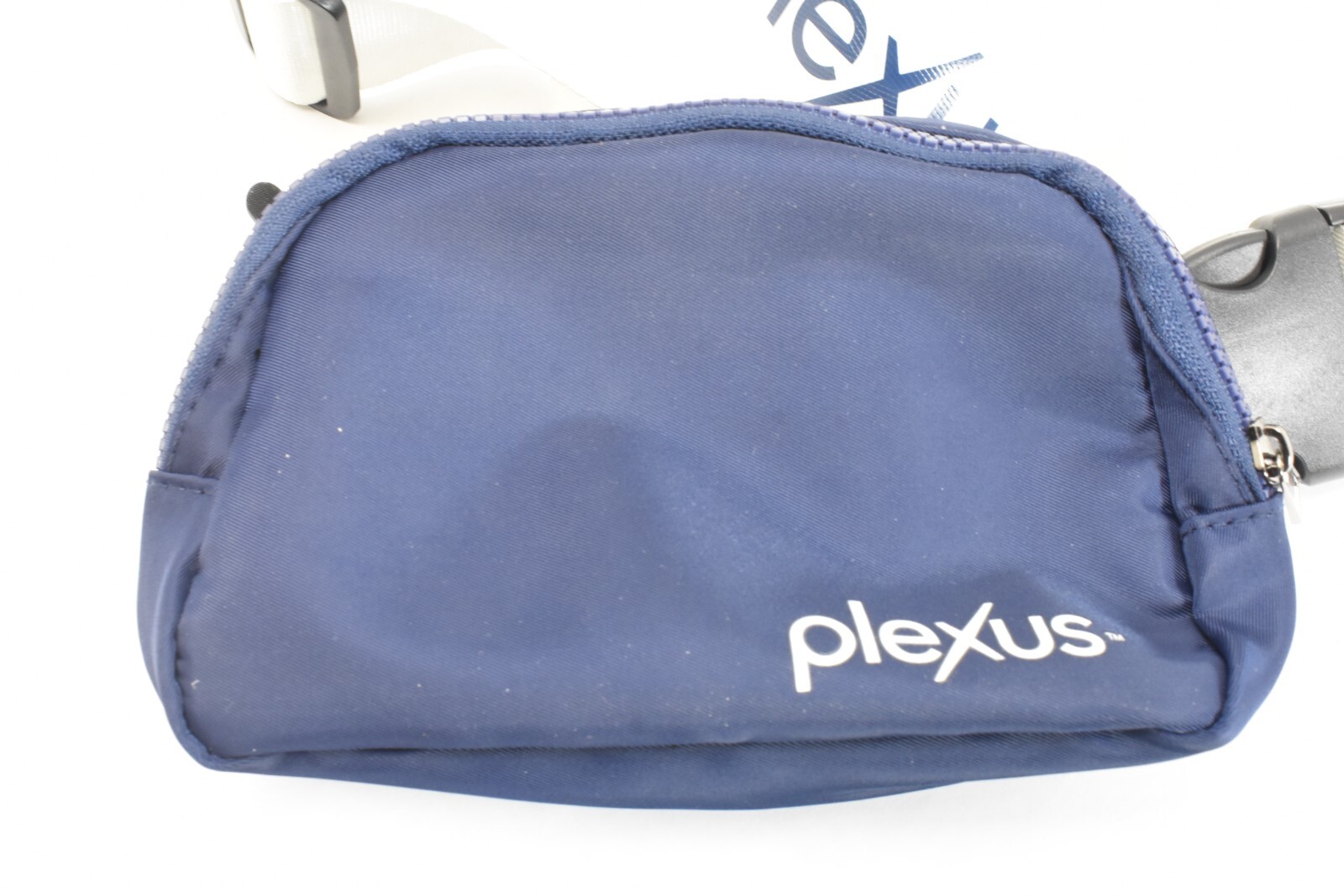 Plexus Fanny Waist Bag Pouch Adjustable Navy Blue & White Color