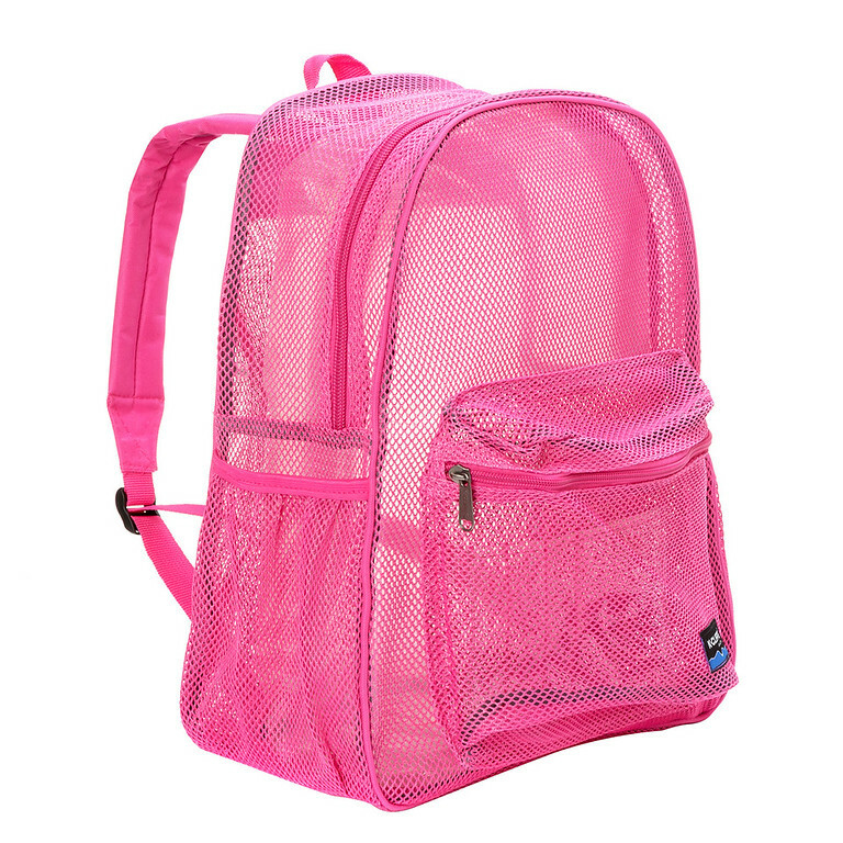 17.5″ 100% Mesh Backpack, Net Gym Bag, Daypack