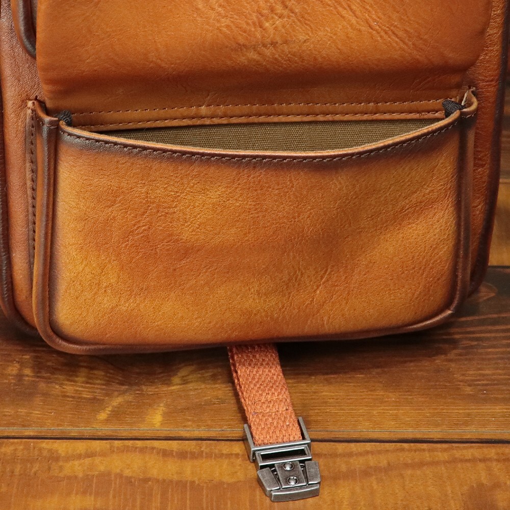 Genuine Leather Purse and Messenger Bag for Men Fashion Leather Shoulder Bags