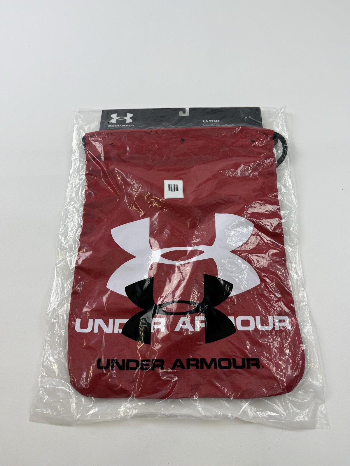 Under Armour Drawstring Backpack Sackpack Logo 12L Gym Adult UA Ozsee Red 18″