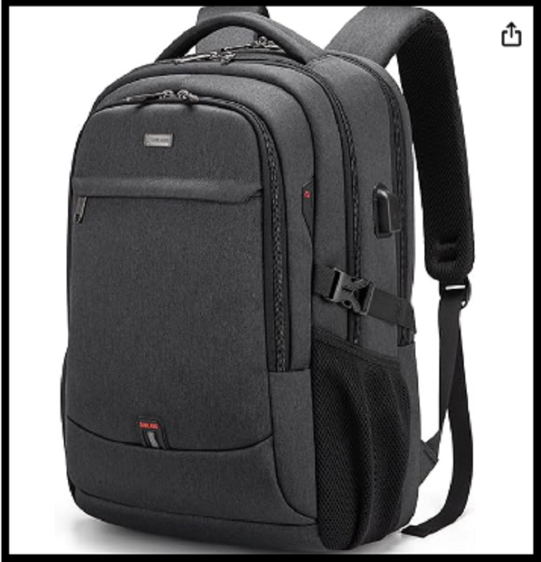 17 Inch Laptop Backpack for Travel Water Resistant College Backpack for Men/Wome