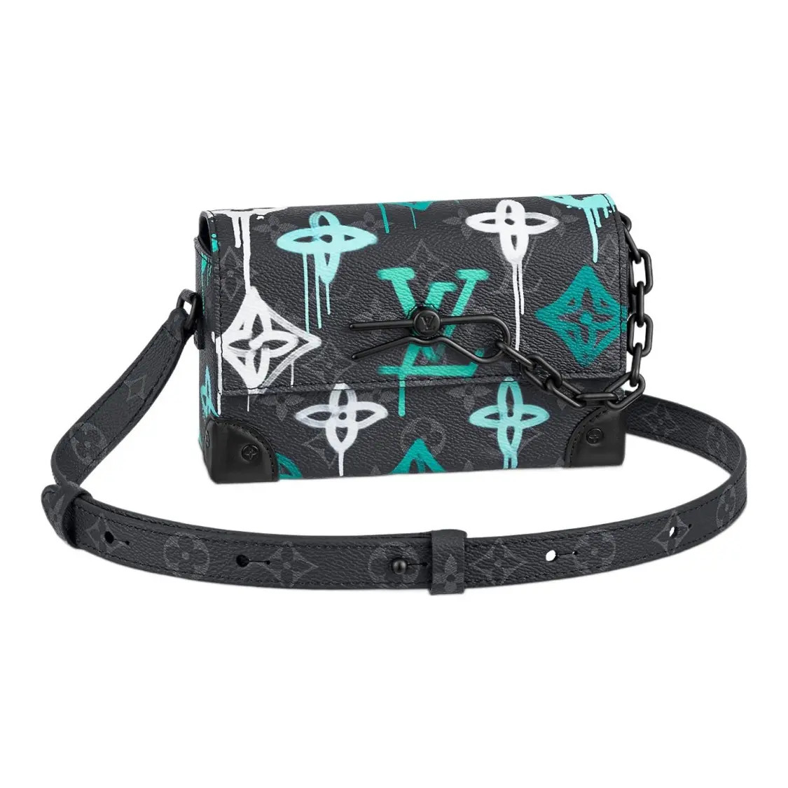 LOUIS VUITTON Steamer Waist Bag Single Shoulder Bag Men’s 7.1×2.6×4.3 in