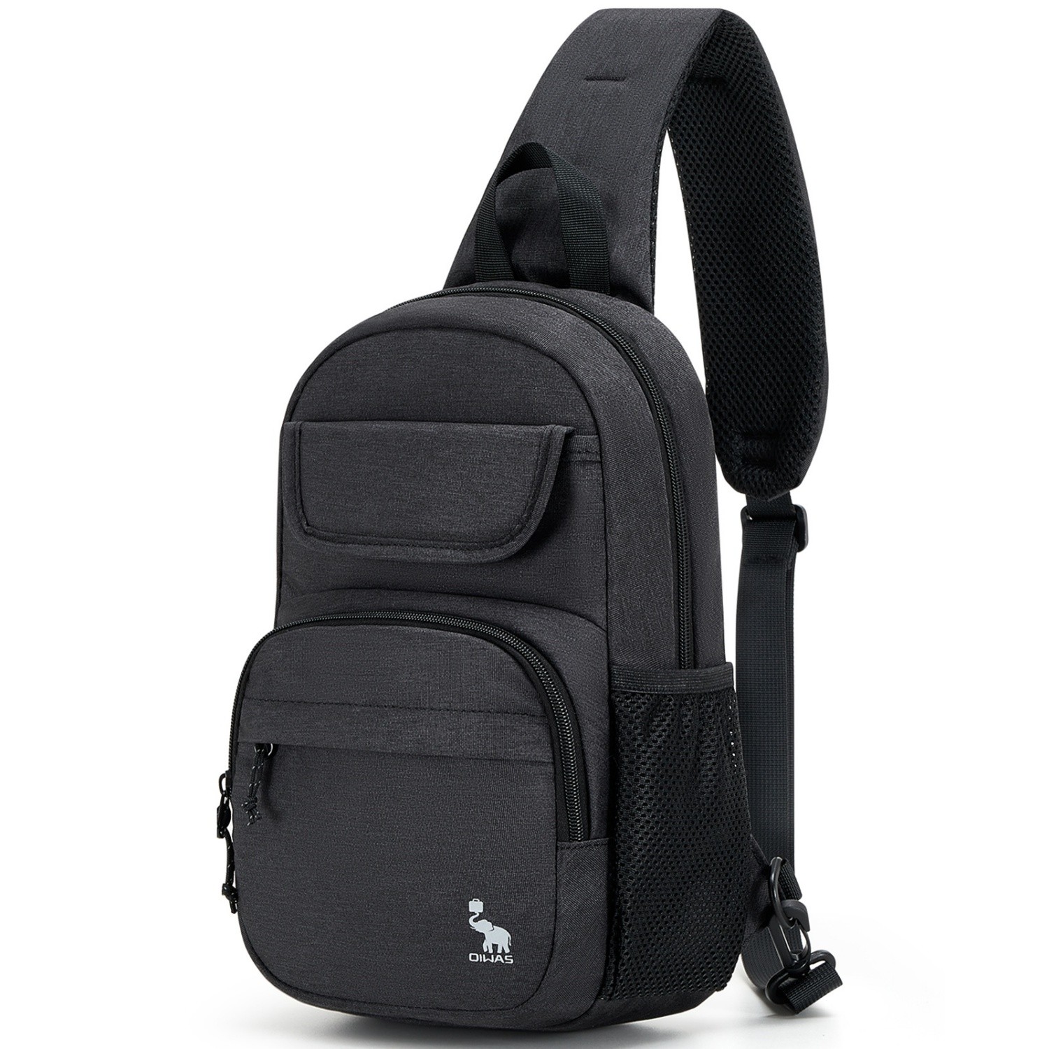 OIWAS Men Wowen Sling Bag Shoulder Crossbody Backpack Travel Chest Fanny Pack