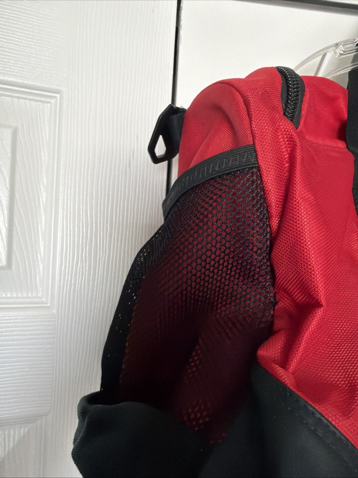 Nike Large Duffle Bag Red With Black No Shoulder Strap