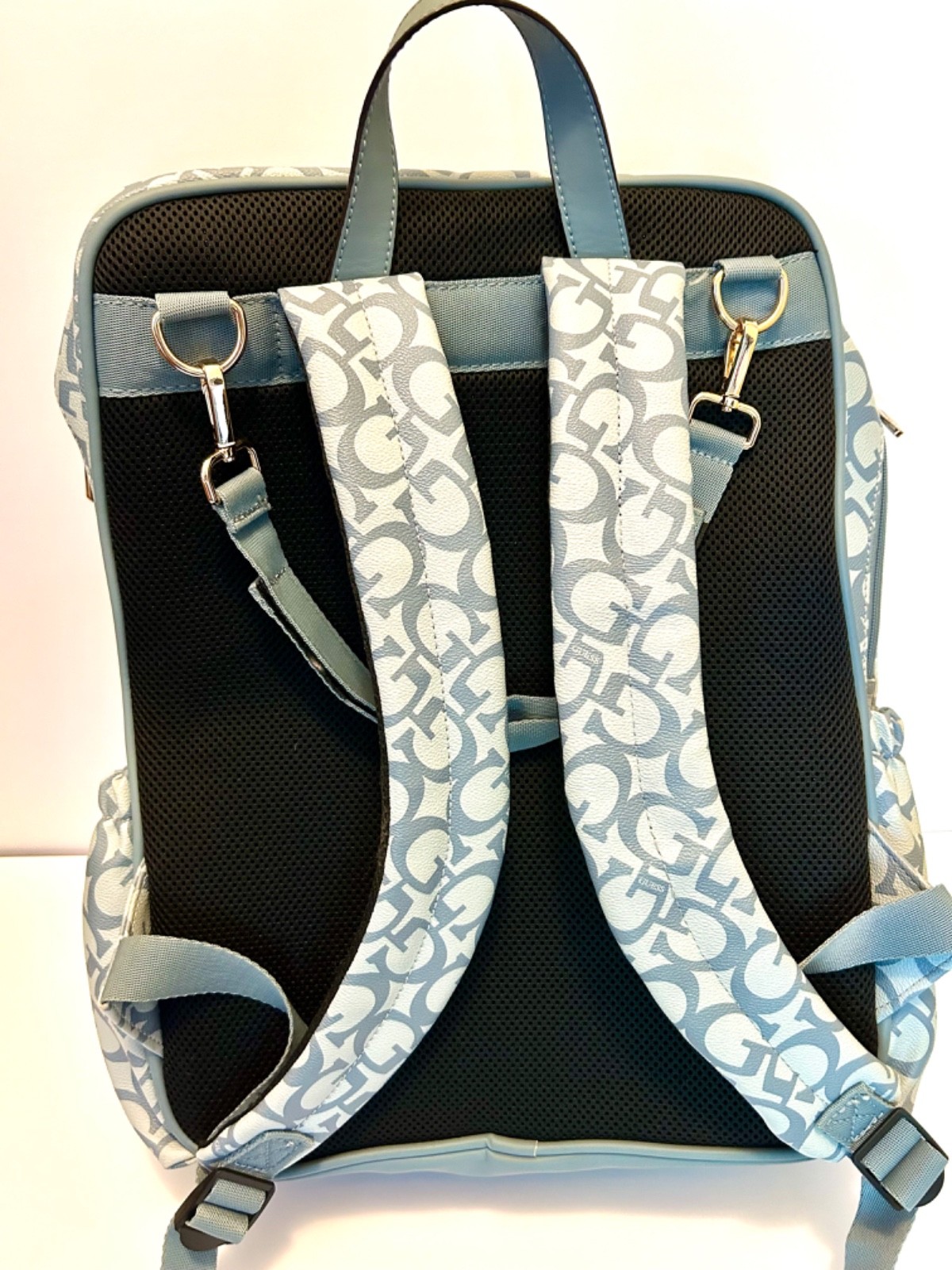 Guess Blue Leather Designer HMVEZL P1310 backpack