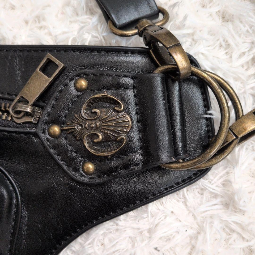 Skull Bag 3-Way Body Waist Shoulder Punk