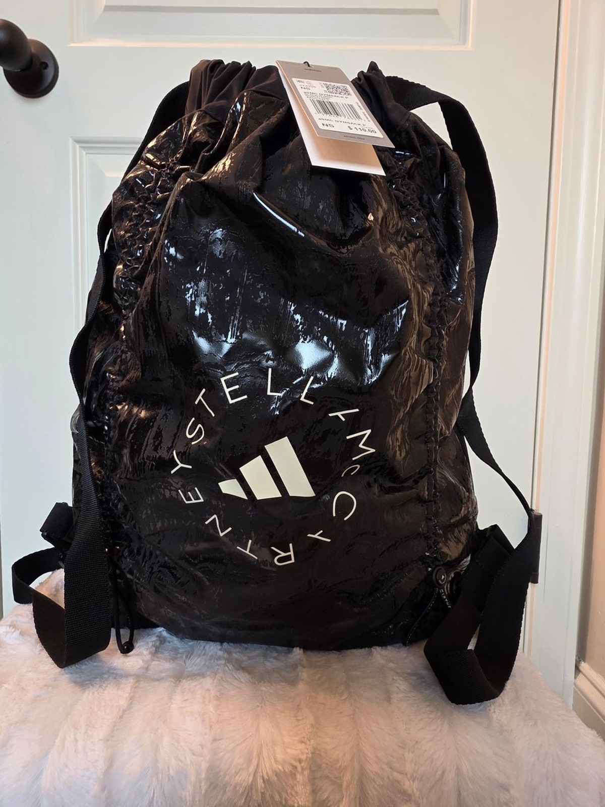 NWT adidas by Stella McCartney Black Drawstring Backpack