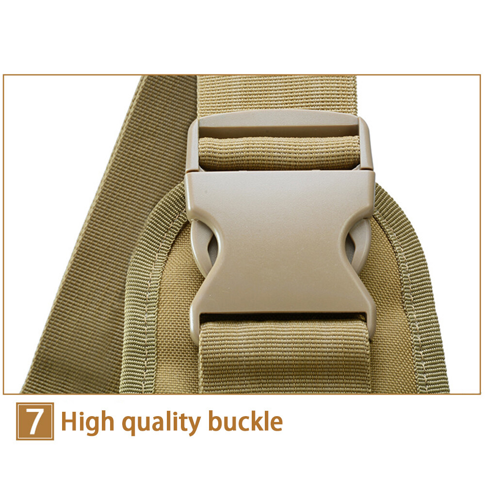Mens Backpack Tactical Sling Shoulder Bag Molle Travel Chest Pack Outdoor Hiking