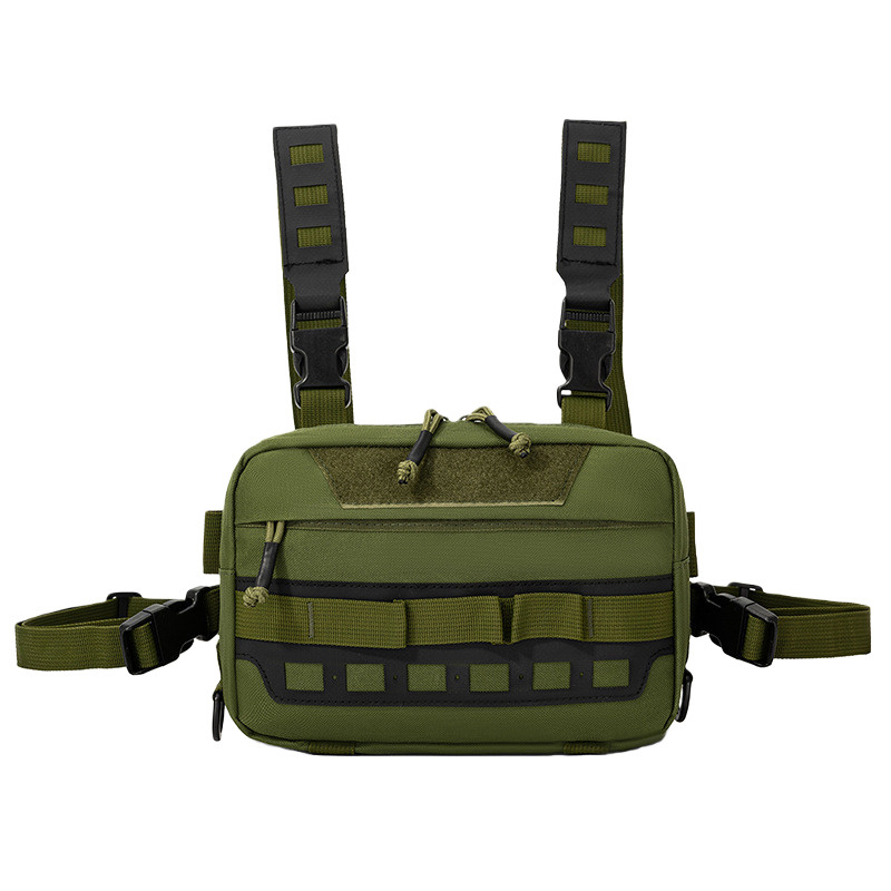 Multi-function Chest Pack Men Chest Bag Outdoor Cycling Hiking Running Vest Bag