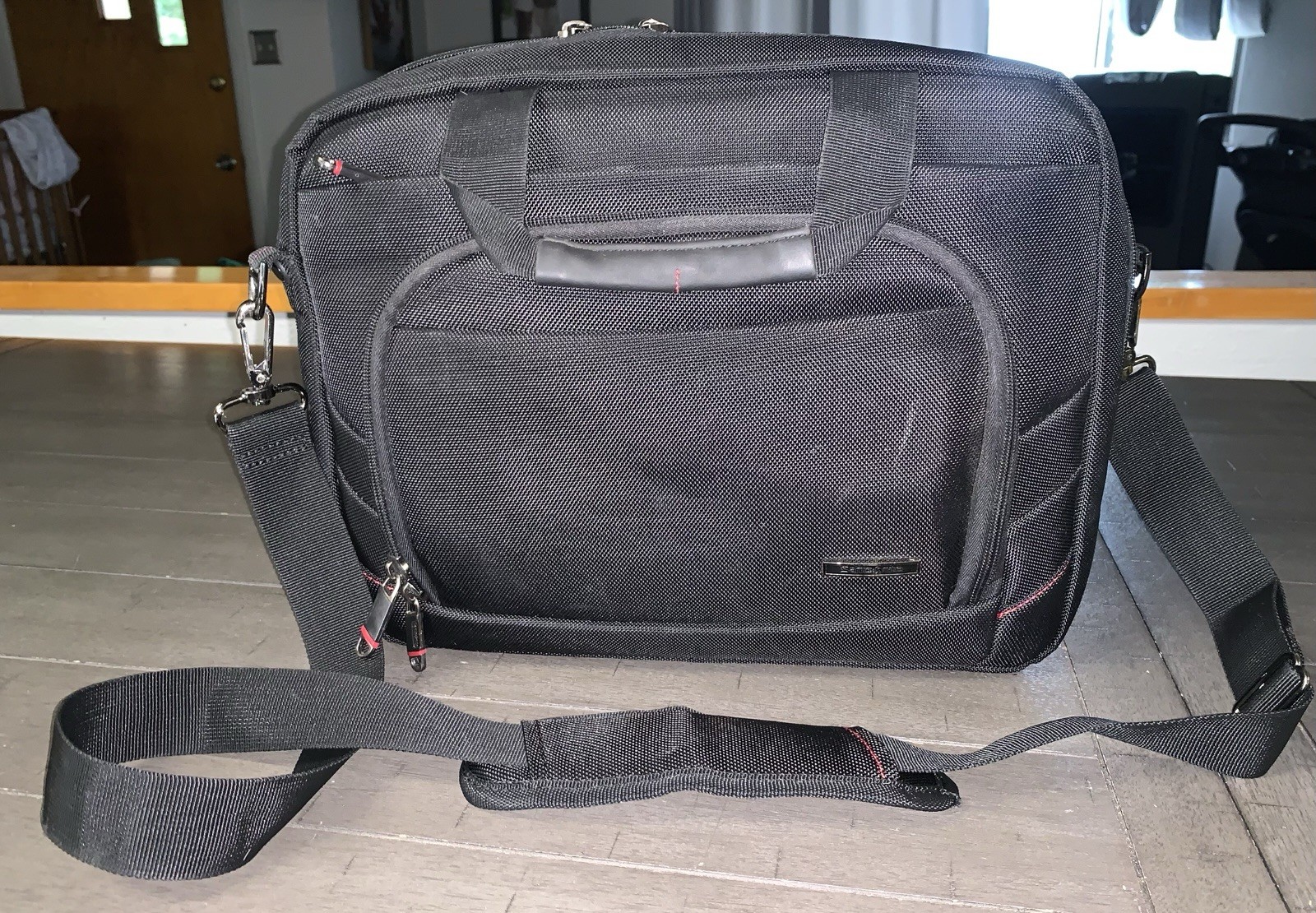 C4 BLACK SAMSONITE 14” LAPTOP BAG CASE BUSINESS BRIEFCASE SHOULDER STRAP CARRYON
