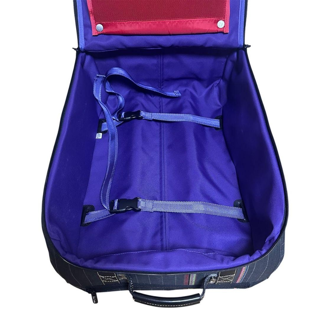 [Good Condition] Paul Smith Multi-Stripe Design Carry Case Carry-on