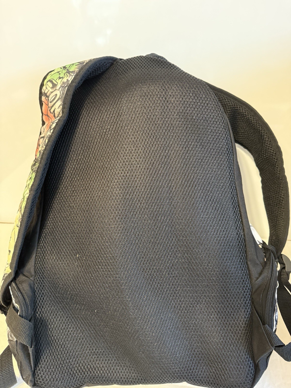 vintage Marvel Comics Backpack School Laptop Bag 2012 Ironman Hulk Spiderman