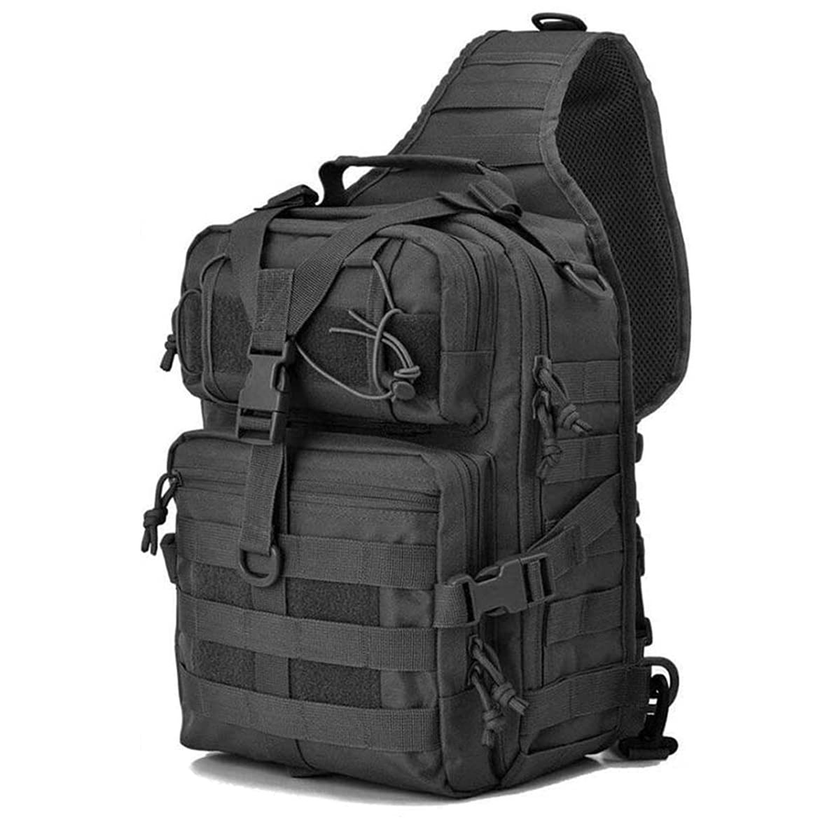 Men’s Tactical Sling Bag Small Sling Backpack Military Rover Shoulder Bag Mol…