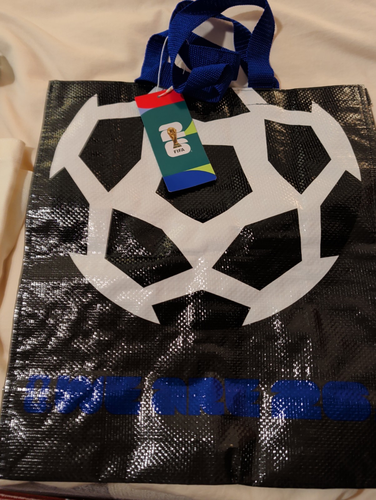 FIFA World Cup 2026 Tote Bag Official Volunteer Canvas Soccer Choose Design NWT
