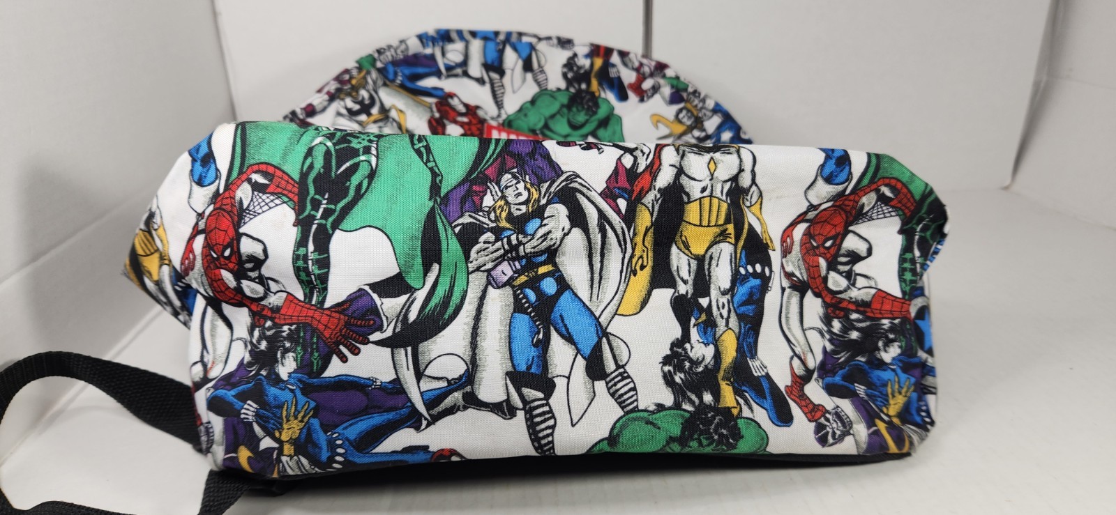 Marvel Comics Avengers 16″ Backpack With Spiderman, Ironman, Hulk, And Many More