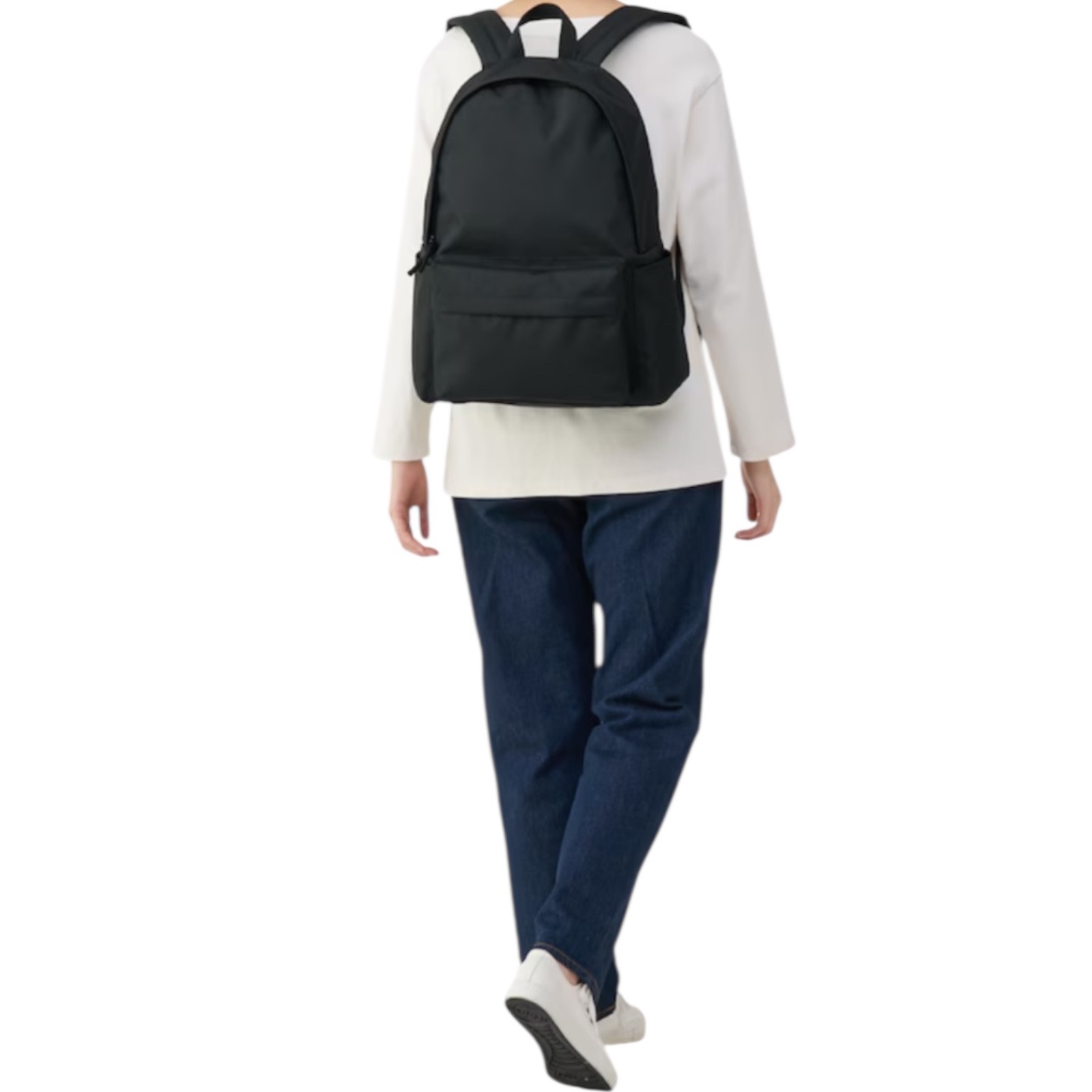 MUJI Shoulder Load Reducing Water Repellent Backpack Black 22L Japan
