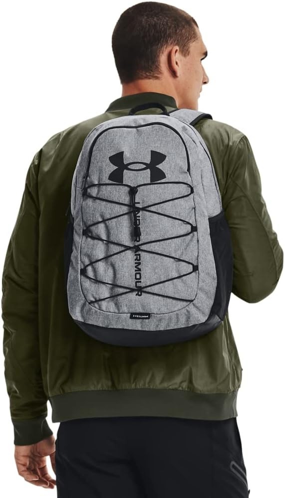 Under Armour Unisex-Adult Hustle Sports Backpack (24L) (Pitch Gray) 1364181