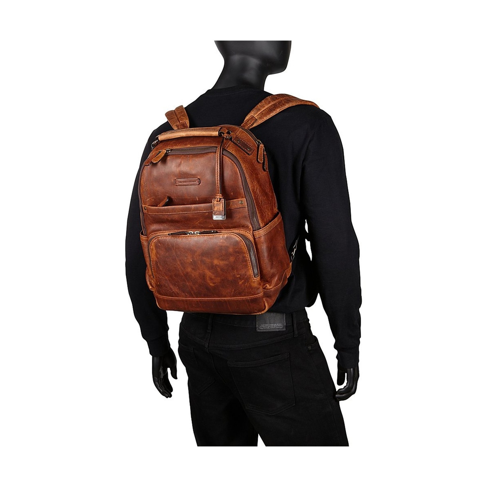 FRYE Logan Backpack Backpack Cognac Antique Pull Up One Size