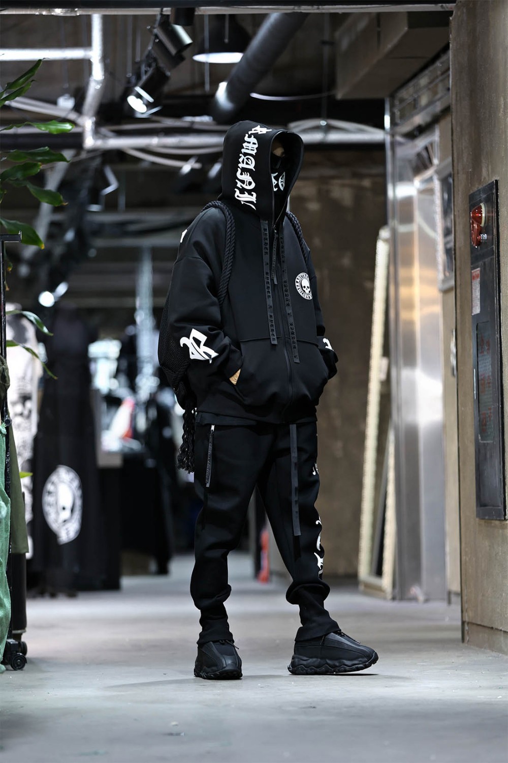 ByTheR Logo Patch Mesh Backpack