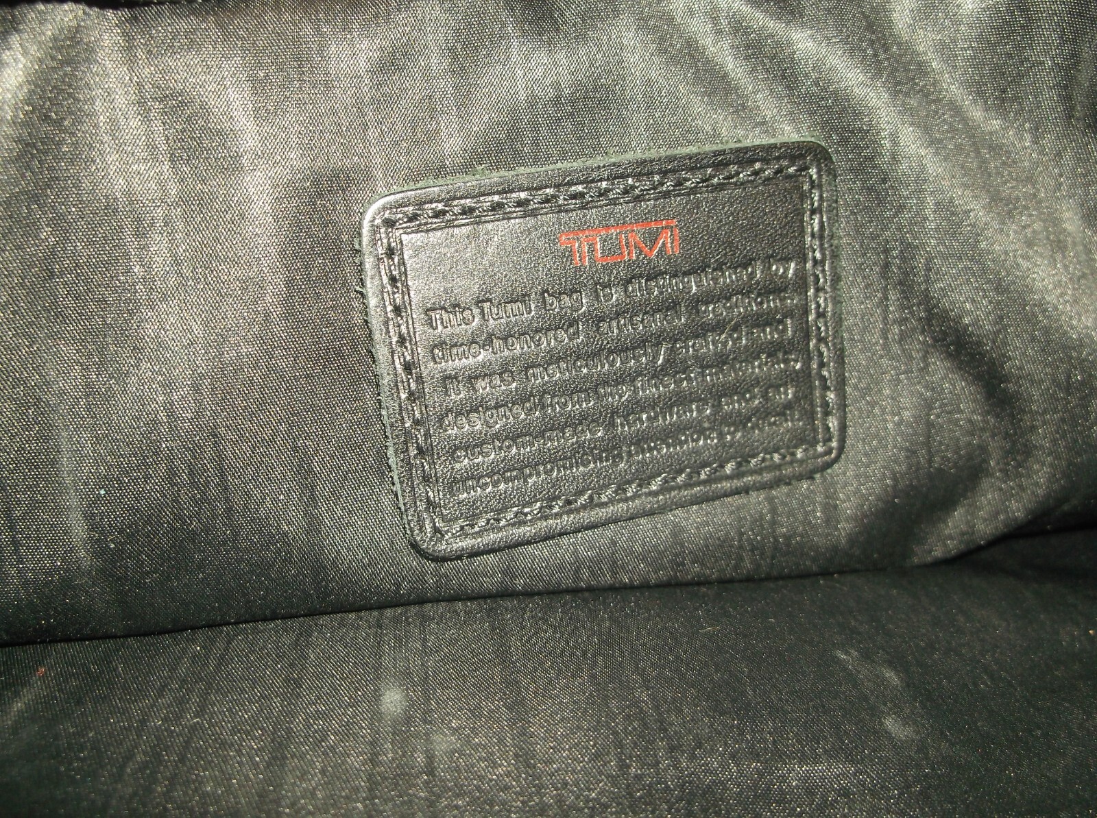 Tumi 26101DH Alpha Slim Black Nylon Portfolio Briefcase Bag 11.5 X 16 X 2.5