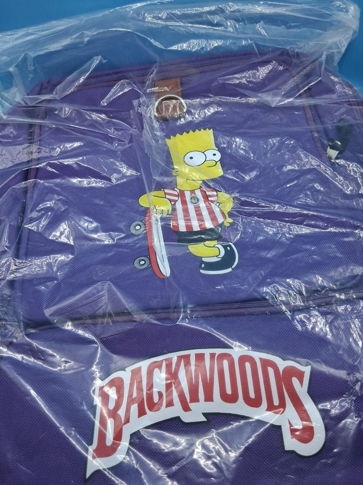 Large Capacity Backwoods Bart Backpack Purple Laptop Backpack Travel Bag. New