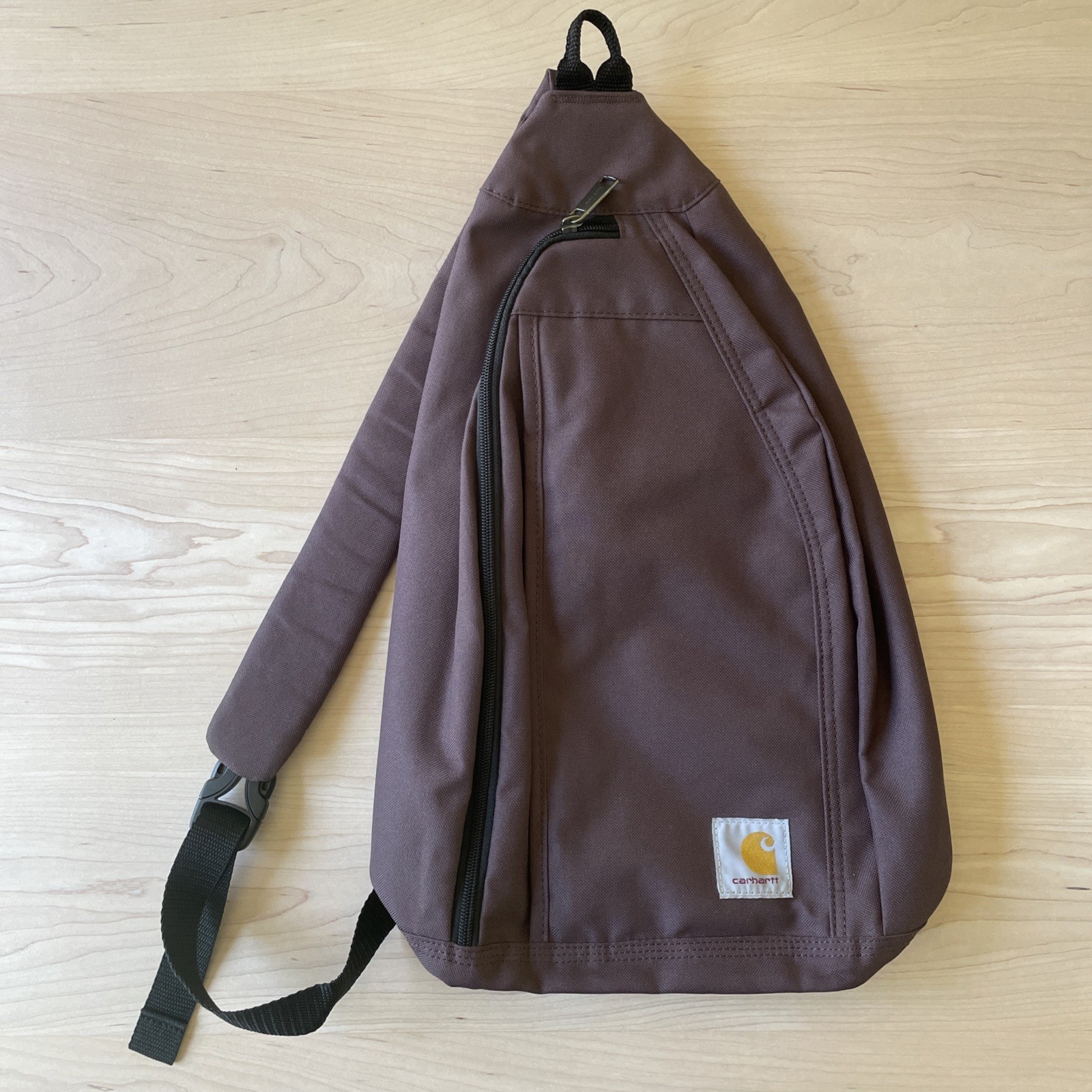 Carhartt Sling Bag Crossbody Shoulder Backpack ~ Port / Maroon ~ Water Resistant