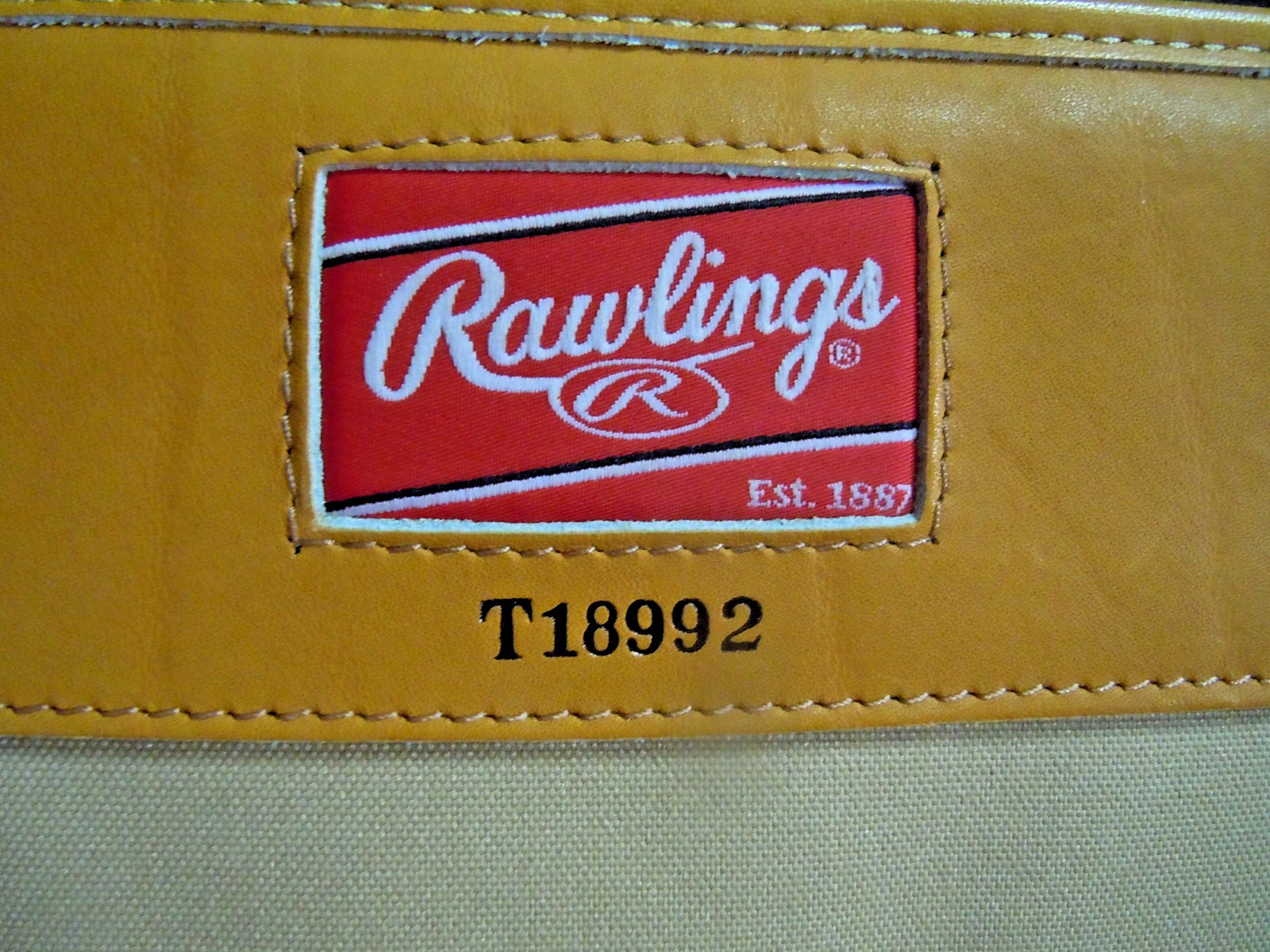 VTG Rawlings Baseball Glove Bag Briefcase Leather Carry-on Travel Tan
