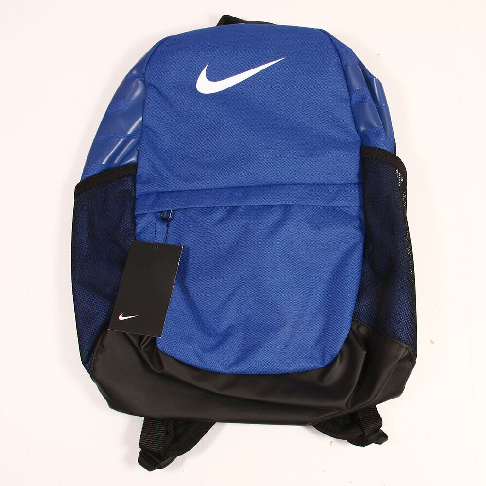 Nike Kid’s Brasilia Backpack Blue Black White Sz Misc DM0403-480
