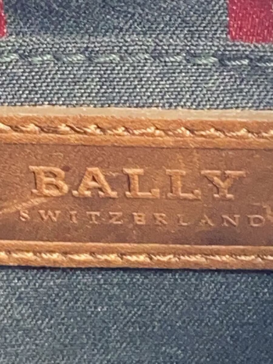 BALLY Shoulder Bag, Leather, Brown, Plain, Overall Scratches