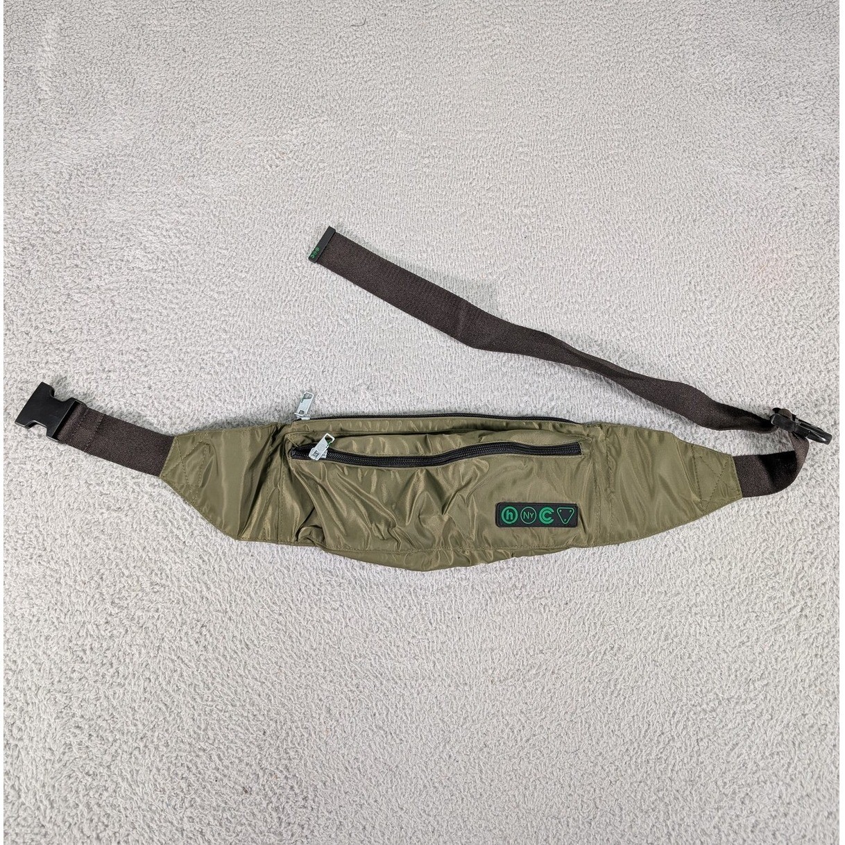 Hidden NY Shotta Bag V2 Olive Waist Pack Mens One Size Adjustable Travel Hiking