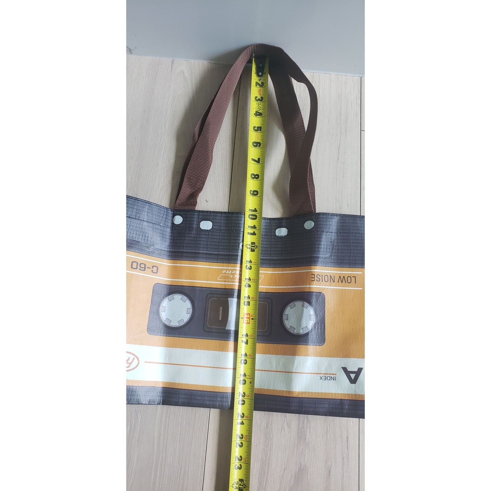 Fred & Friends Cassette Tape Reusable Shopping Tote Bag Novelty Truffle Shuffle