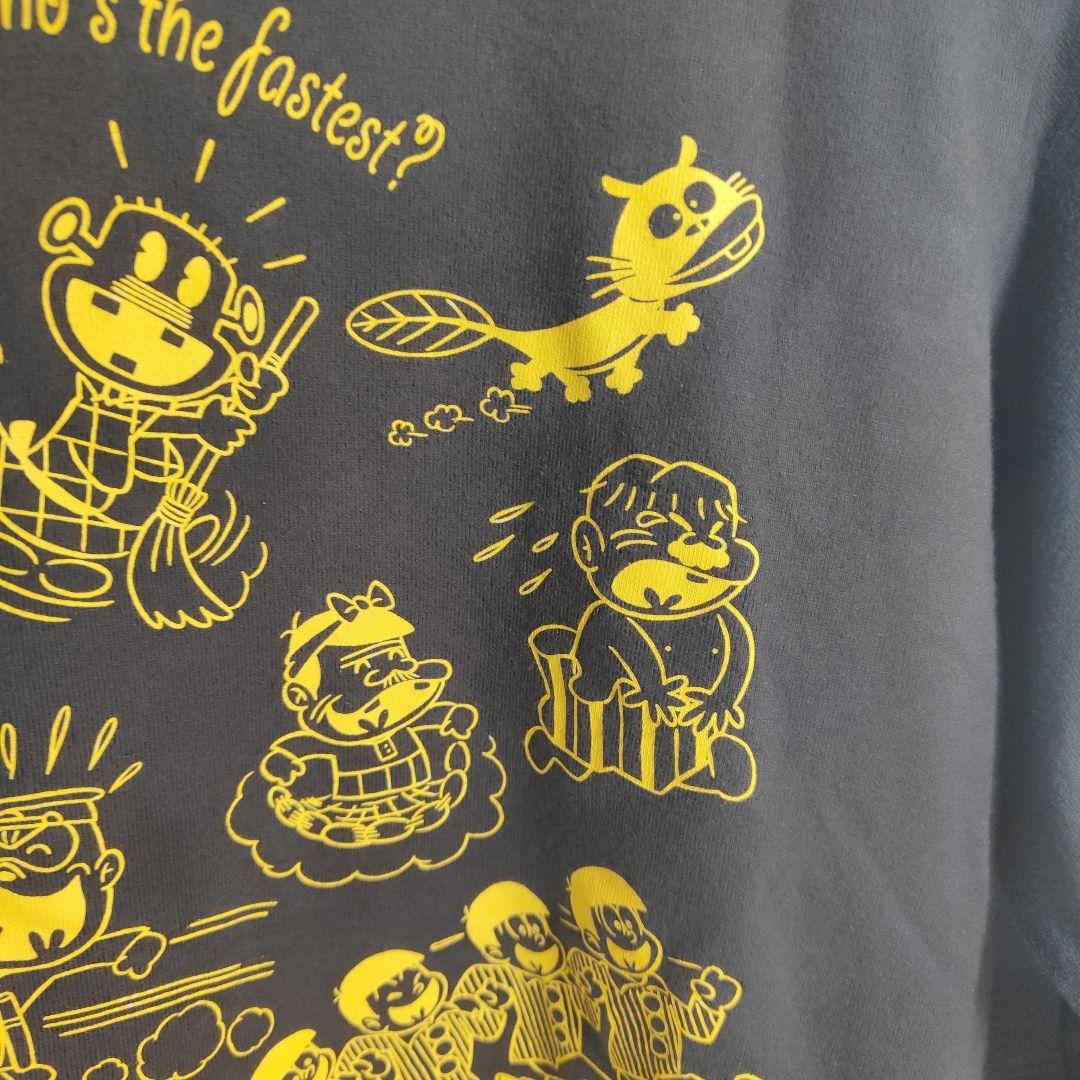 UNIQLO UT Character Print 3/4 Sleeve T-Shirt Dark Gray S