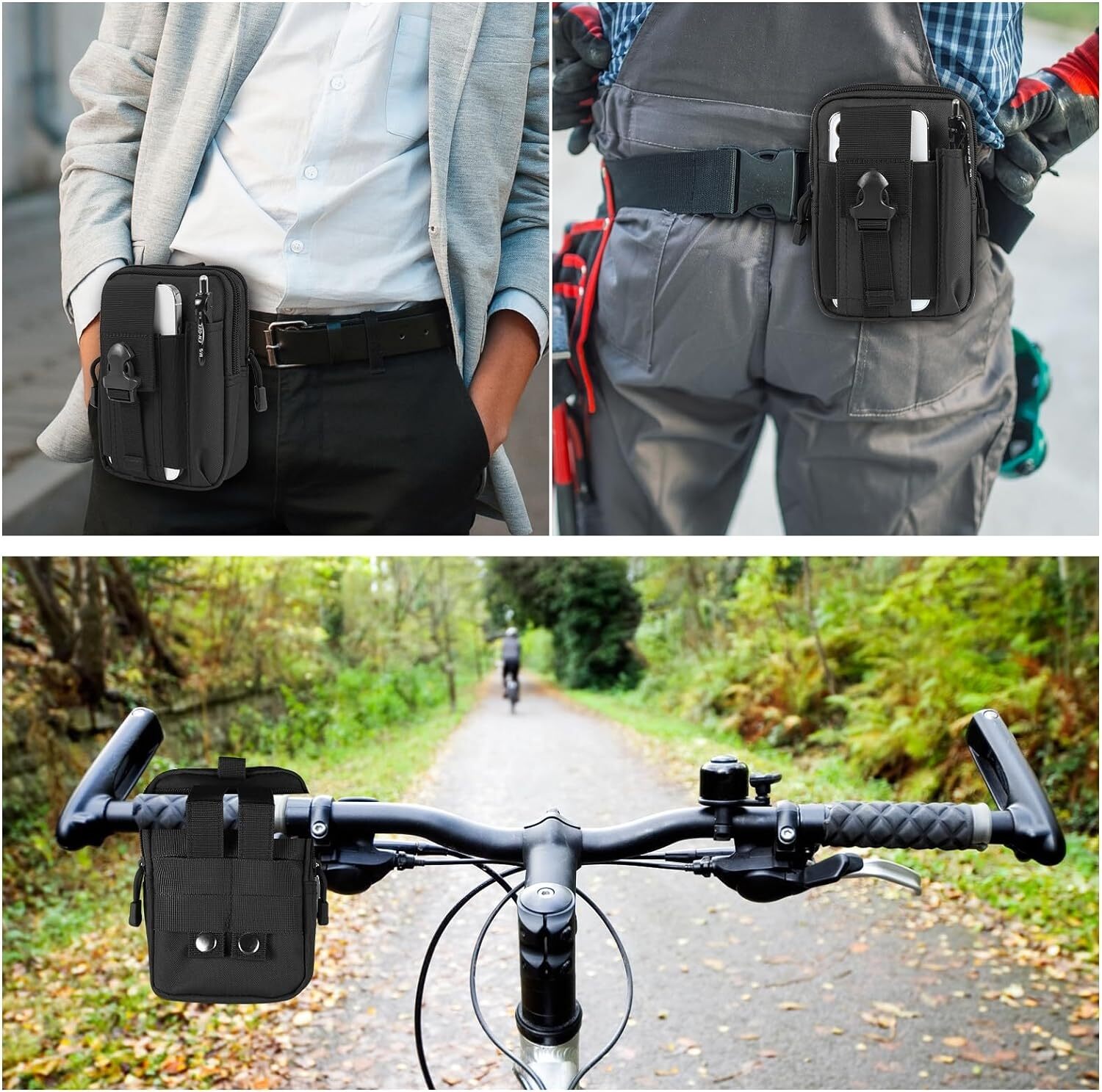 Tactical Molle Pouch Bag EDC Utility Gadget Waist Bag Outdoor Camping Hiking Bag
