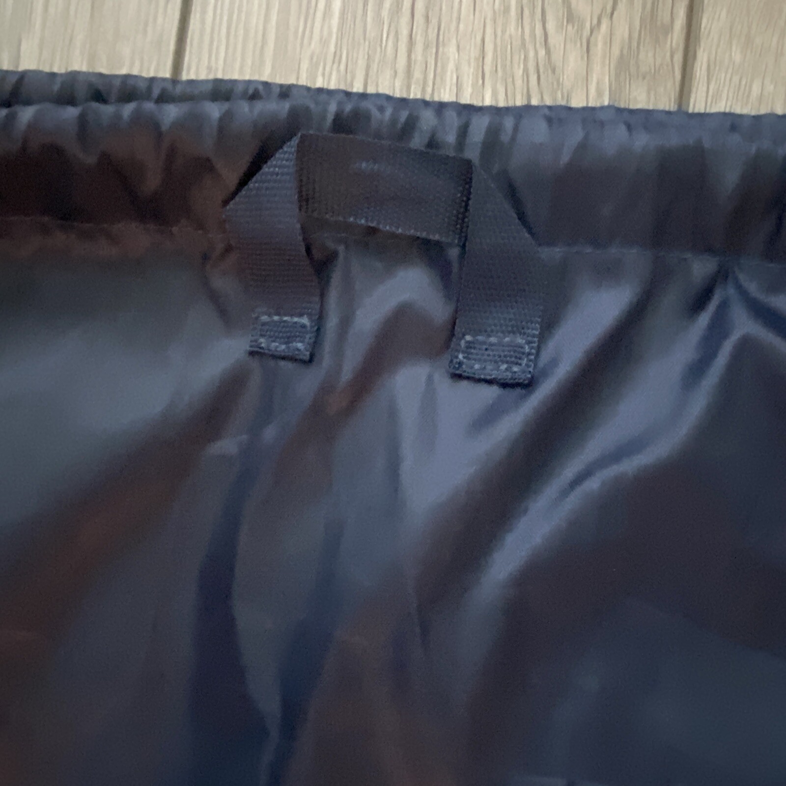 Skechers Nylon Drawstring Bag / Backpack / Gym Bag Tote Sack Navy Blue